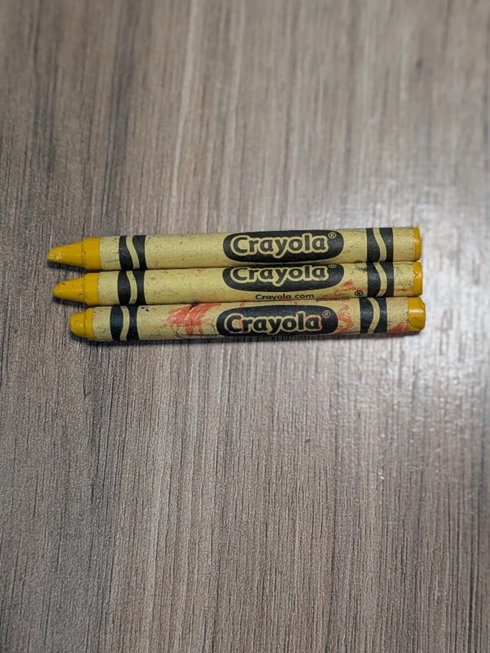 Dandelion Yellow Retired Crayola Crayons, Set of 3